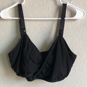 The Dairy Fairy Arden Nursing Pumping Bra Bralette Black XL